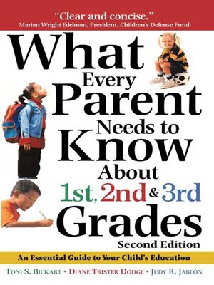 cover image of What Every Parent Needs to Know About 1st, 2nd and 3rd Grades